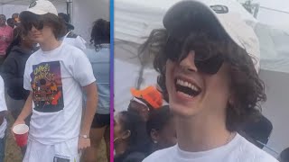 Timothée Chalamet Dances While Partying With Zendaya [upl. by Mellar880]