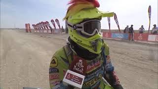 Testimonios de los pilotos de cuatriciclos y motos Dakar 2018 Etapa 2 Stage 2 07 01 18 [upl. by Sadinoel886]