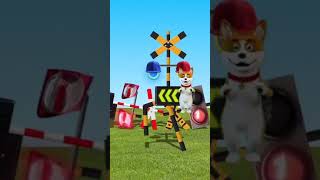 Railroad Crossing playing bowling funny railroadcrossing shorts [upl. by Neslund201]