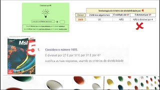 Divisibilidade de 1605 por 2 3 4 e 5  Exercicio 1 122 [upl. by Ayoras]