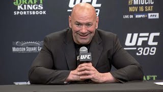 Dana White PostFight Press Conference  UFC 309 [upl. by Celinka]