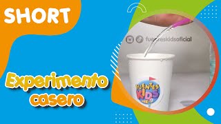 EXPERIMENTO  Dispensador de agua casero Short  Fuentes Kids [upl. by Otiv218]