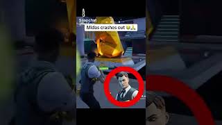 Midas Is Not Happy For being Replaced By Snoop Dog😭 fortnite fyp shorts funny [upl. by Hoyt]