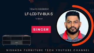 LFLCDTVBLKS  How to installation Tv Stand SingerSriLanka [upl. by Yliab]