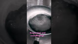 Science practical evaporation crystallization [upl. by Cowles]