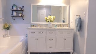 DIY Master Bathroom Reno for a FRACTION of What the Pros Cost [upl. by Leizo389]