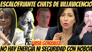 Luisa González derrumba el circo de NOBOA con los Apagones y falta de Seguridad  Caso Villavicencio [upl. by Schwartz389]