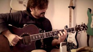 Teardrop by Massive Attack improvised on acoustic guitar [upl. by Schindler]