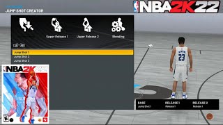 THE BEST REBOUNDING WING JUMPSHOT ON NBA2K22 NO BADGES NEEDED [upl. by Varin]