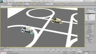 Creating Light Cycle Effects in 3ds Max  Part 3  Light Cycle Animation [upl. by Teerprug]