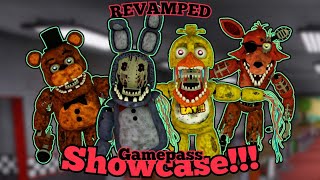 REVAMPED Withered Animatronics Gamepass Showcase  Fredbears Mega Roleplay  Roblox [upl. by Cima]