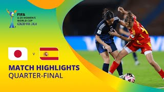 Japan v Spain  FIFA U20 Womens World Cup Colombia 2024  Match Highlights [upl. by Naomi]