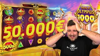 50K Gewinn mit 1000x Multi bei Gates 🎉😱  Casino Slot Stream Highlights [upl. by Christabella]