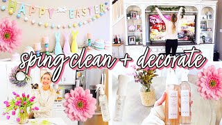 2024 SPRING CLEAN  DECORATE WITH ME NEW SPRING  EASTER DECOR IDEAS BriannaK [upl. by Safko]