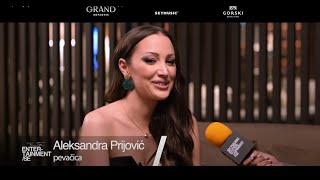 Ski Opening by Music Week 2022  Aleksandra Prijović Intervju [upl. by Gwenora]