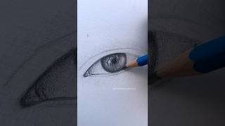 Easiest Eye Drawing Tutorial 👁️😱 shorts [upl. by Lina141]