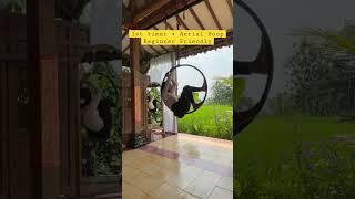 First timer on Aerial Hoop • Beginner Friendly aerialhoop aerial magelangkota lyrahoop dancer [upl. by Ardnaz687]