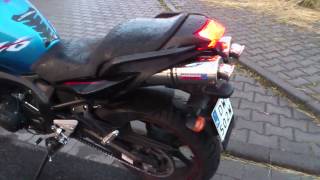 fz6 dominator exhaust [upl. by Ordnajela366]