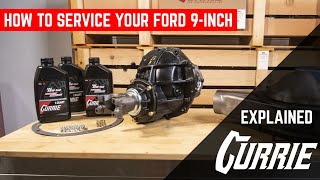 HOW TO SERVICE YOUR FORD 9INCH REAREND  EXPLAINED [upl. by Arv]