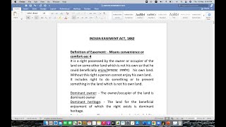 Indian Easement Act 1882 sec4 sec5 sec6 [upl. by Hillhouse]