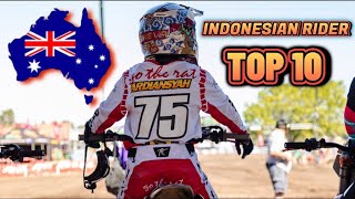 FULL RACE FIRST EVER TOP 10 INDONESIAN RIDER IN AUSTRALIA  AusPro MX Coolum [upl. by Blancha]