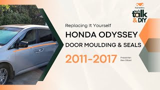 Replacing the Door amp Window Seals and Rubber Molding on a 20112017 Honda Odyssey Minivan [upl. by Merwin]