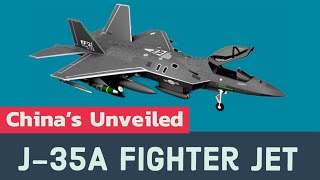 Chinas New Stealth Fighter J35A Unveiled at Zhuhai Airshow 2024 [upl. by Knapp831]