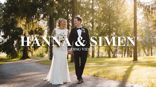 Hanna amp Simen Wedding Video 2024 [upl. by Aicekat]