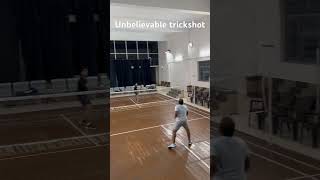 Unbelievable Trickshot Badminton Player Jatin Sharma malaysiabadminton short sports badminton😳 [upl. by Amalia]