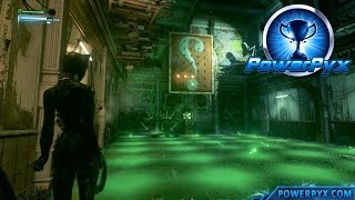 Batman Arkham Knight  Riddler Trial 8 Walkthrough The Riddle Factory Trophy  Achievement Guide [upl. by Anahpets]