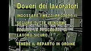 SICUREZZA ANTINFORTUNISTICA 06 lavoro e sicurezza [upl. by Theo]