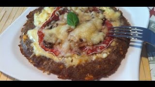 Die low carb Hackfleischpizza  gesunde Fitness Rezepte [upl. by Yretsym]