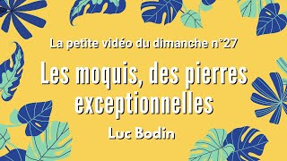 LES MOQUIS DES PIERRES EXCEPTIONNELLES  La petite vidéo du dimanche n°27 [upl. by Esma]