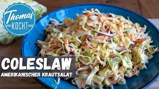 Coleslaw amerikanischer Krautsalat [upl. by Tocci]