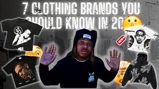 STREETWEAR CLOTHING BRANDS YOU SHOULD KNOW ABOUT IN 2024 🔥🧑‍🎨 [upl. by Laurinda]