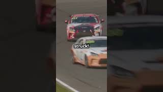 Keanu Reeves Shocking Crash at Indy [upl. by Aneeuqal]