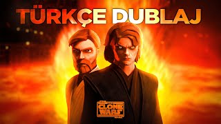 ANAKIN VS OBIWAN CLONE WARS ANIMASYONU  TÜRKÇE DUBLAJ [upl. by Nazay]