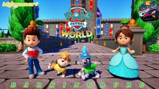 Pups Save The Royal Jewel paw patrol world new mission barkingburggameplay [upl. by Annawaj]