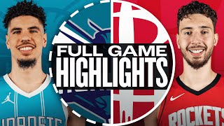 HORNETS at ROCKETS  FULL GAME HIGHLIGHTS  October 23 2024 [upl. by Alyakcim]