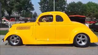 Driving Around the 45th Annual NSRA Street Rod Nationals East 2018 3 [upl. by Jordain739]