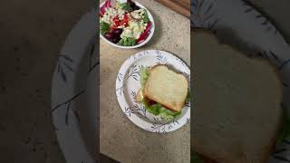 BLT with side salad food healthyliving meal healthylifestyle weightlossjourney weightloss [upl. by Nagek]