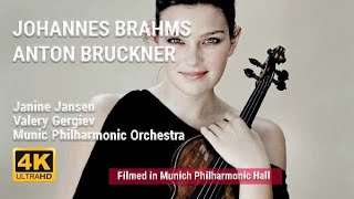 Valery Gergiev amp Janine Jansen perform Brahms and Bruckner with Munich Philharmonic Orchestra [upl. by Ydner]