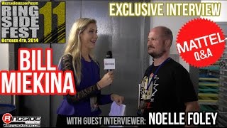 RINGSIDE FEST 2014 MATTEL WWE QampA With Designer Bill Miekina Guest interviewer  Noelle Foley [upl. by Armilla]