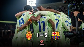 Mallorca 1  5 Barcelona  Match Review [upl. by Yrrehc]