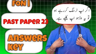 quotBSN First Semester 2024  Fundamentals of Nursing FON Answer Key amp Solutionsquot [upl. by Catarina]