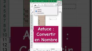 💡 Astuce Excel  Corrigez les Nombres en Texte en 1 Clic  🚀 [upl. by Yltsew]