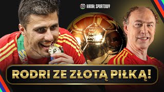 RODRI ZDOBYŁ ZŁOTĄ PIŁKĘ 2024 VINICIUS ROZCZAROWANY KOMENTUJEMY NA ŻYWO GALĘ FRANCE FOOTBALL [upl. by Garges998]