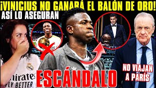 💥¡ESCÁNDALO ¡VINICIUS NO GANARÁ el BALÓN de ORO Lo ASEGURAN  NADIE del MADRID VIAJA a PARÍS [upl. by Barling]