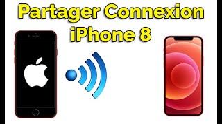 Comment faire un partage de connexion iphone 8 partager wifi iphone 8 plus [upl. by Bonnes264]