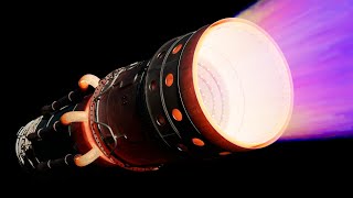 Motion graphics Pratt amp Whitney J58 jet engine in Houdini  Redshift  Nuke [upl. by Ocihc]